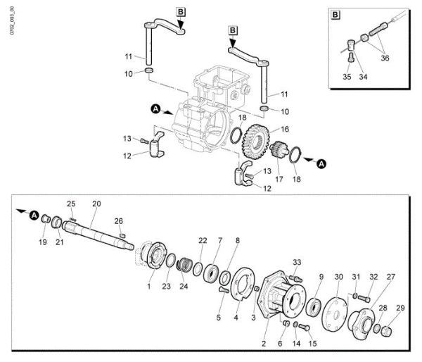 Speed gears of the change (2/2) WB 80 KR 11 Flail mowers