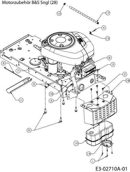 Motor POLO 108/17,5 H Tractor