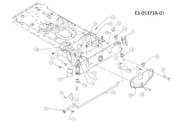 Eje anterior (1/2) TORNADO 95/11,5 T Cat.2010 Tractor