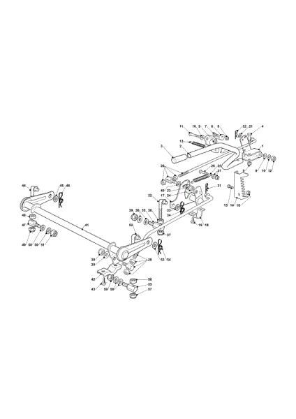 Sistema de regulación altura plato de corte OM 91PLUS/14,5K H France Cat.2011 Tractor