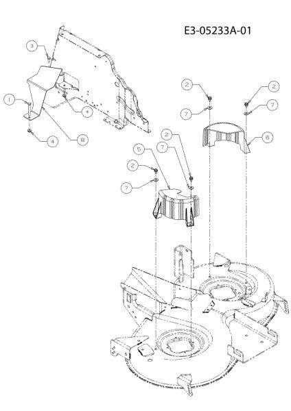 Protección correas (13BG49KE636) KROSSER 92/16 H Cat. 2011 (13XXXXXX636) Tractor