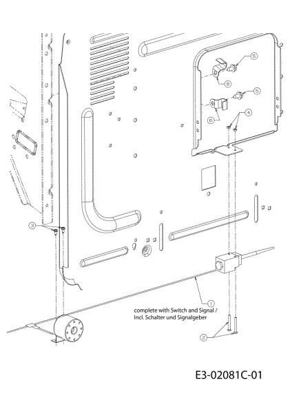 Interruptor "full bag" KROSSER 105/22 H Cat. 2011 (13XXXXXX636) Tractor