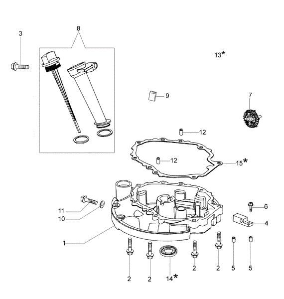 Tapa basamento G 48 TK ALLROAD PLUS 4 (K650) Cortacésped