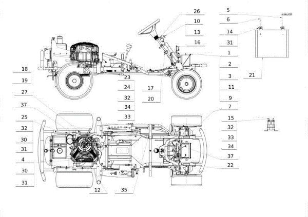 Piezas eléctricas APACHE 92 4x4 EVO Cat.2013 Tractor