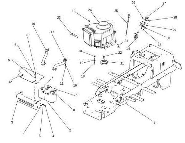 Motor OM 106S/18H Cat.2014 Tractor
