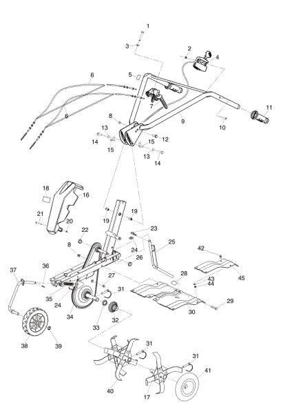 Despiece 1 MH 170 RKS (K700 H SN T210) Motoazada