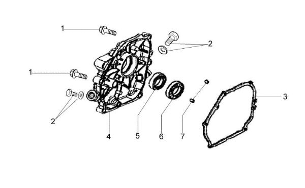 Tapa basamento MH 170 RKS (K700 H SN T210) Motoazada