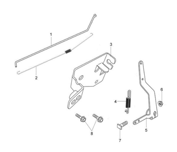 Palnca compl. G 48 TK COMFORT PLUS (K600 AUTOCHOCKE) Cortacésped