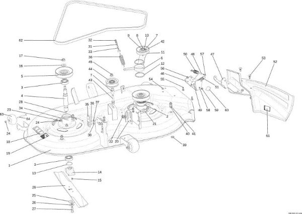 Plataforma de corte (1/2) OM 107 L/16 KH (K1600AVD) Cat. 2016 Tractor