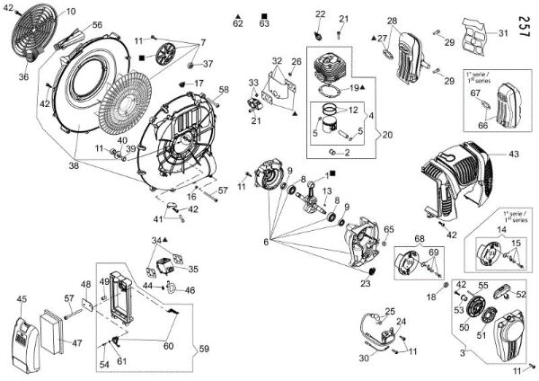 Motor MB 90 Atomizadora
