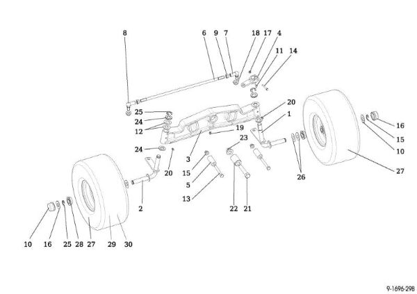 Eje anterior OM 92/13H Cat. 2017 Tractor