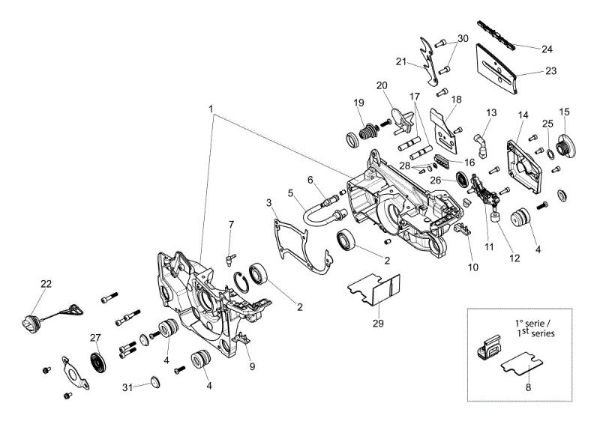 Carter motor GSH 560 (Euro 2 - Euro 5) Motosierra