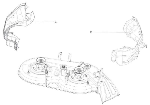 Plataforma de corte (2/2) OM 107 L/24 KH (K2400AVD V-Twin) Cat. 2018 Tractor