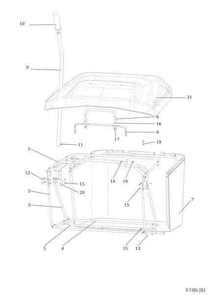 Recogedor de hierba OM 92/16KH (K1600AVD) Cat. 2018 Tractor