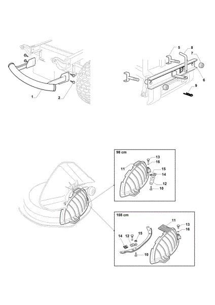 Accesorios a demanda OM 98L/14,5 K H Cat. 2019 Tractor