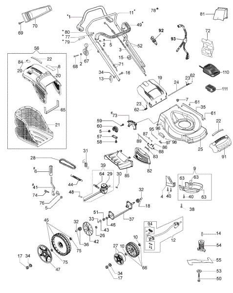 Despiece completo G 53 TBXE ALLROAD PLUS 4 EURO 5 Cortacésped