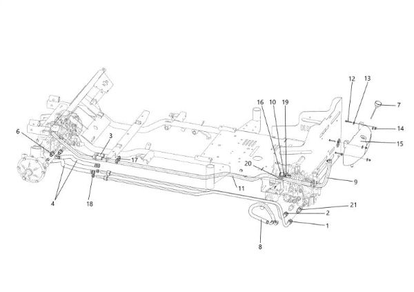 Circuito hidráulico APACHE 92 4x4 EVO Cat.2021 Tractor
