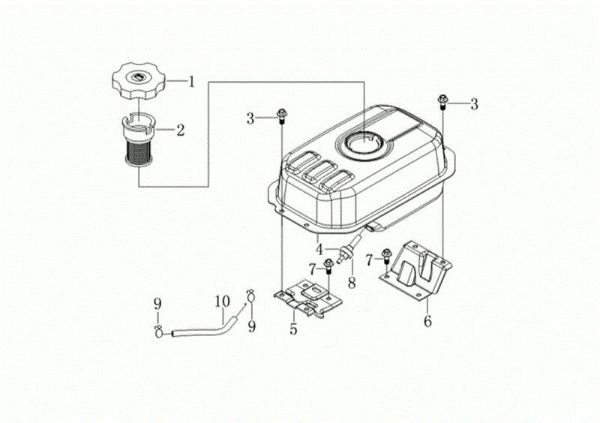 Tanque MOTORE K800 H (EURO 5) Motor K800 H (EURO 5)