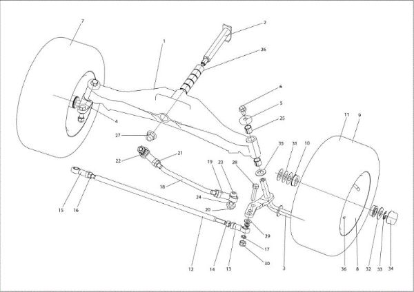Eje anterior APACHE 92 EVO Cat.2022 Tractor