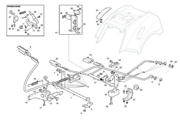 Caja de cambios de freno y accionamiento GLX 20-92 H2 Tractor