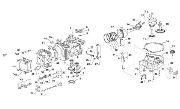 Grupo motor GLX 20-108HS Tractor