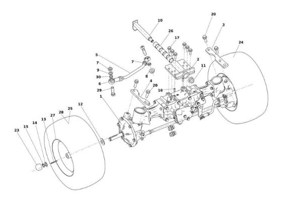 Eje anterior APACHE 92 4x4 EVO Cat.2023 Tractor