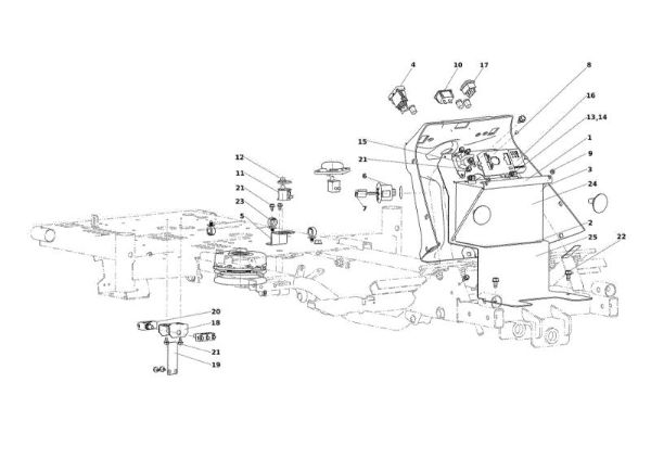 Piezas eléctricas APACHE 92 4x4 EVO Cat.2023 Tractor