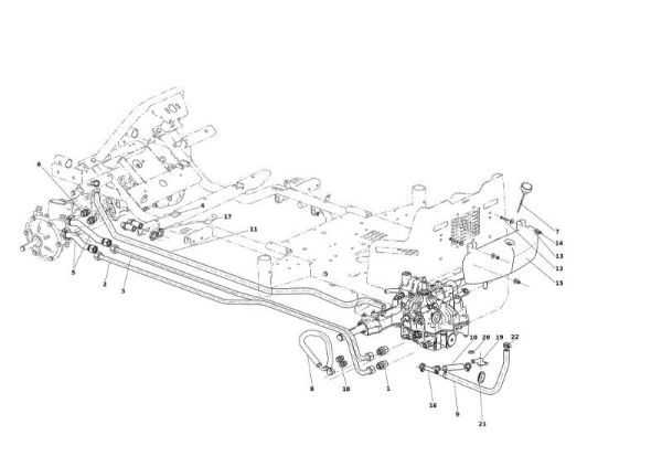 Circuito hidráulico APACHE 92 4x4 EVO Cat.2023 Tractor