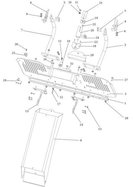 Recogedor de hierba OM 106/16 KH (K1600AVD) Cat. 2023 Tractor
