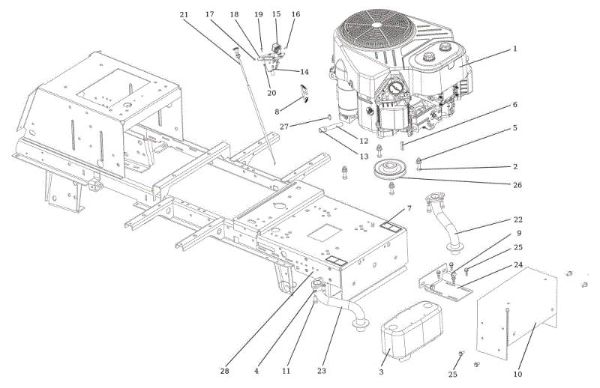 Motor OM 106/24 KH (K2400AVD V-Twin - EURO5) Cat. 2023 Tractor