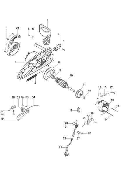 Motor eléctrico OM 17 E Electrosierra