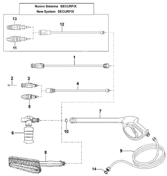 Accesorios PW 120 C Hidrolimpiadora