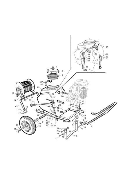 Tanque SC 180 Carro pulverizador