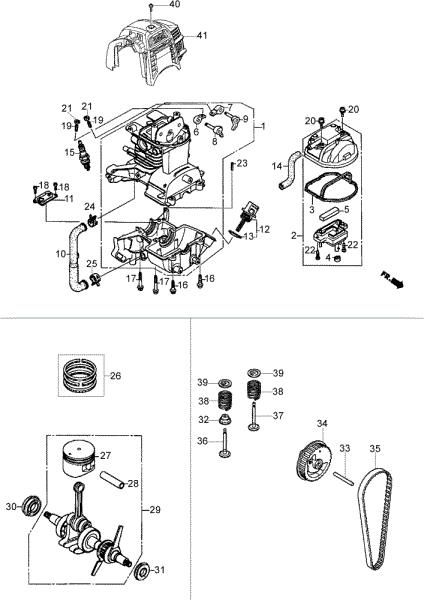 Motor BC 260 4S Desbrozadora