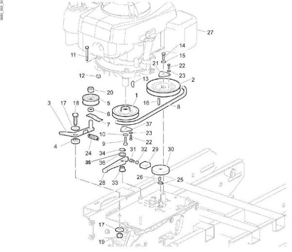 Transmisión NTR 340 K (K655 HF) Minitransportador