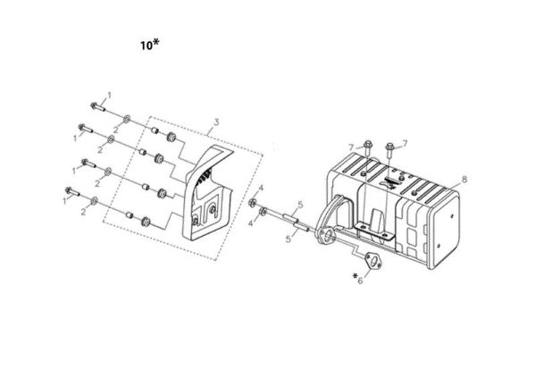 Escape MOTORE K7000 HD - conico / conical Motor